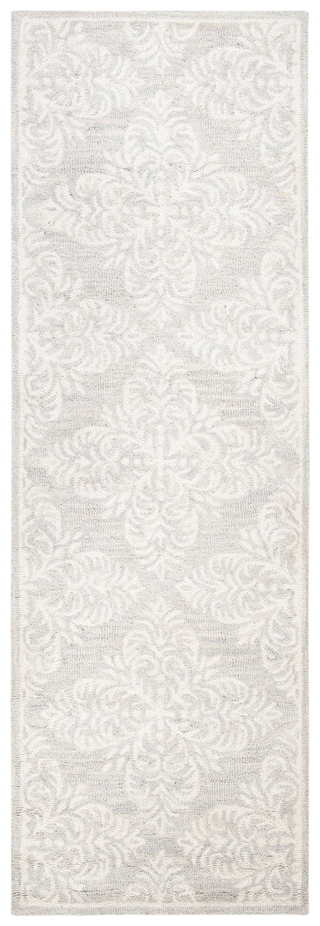 Safavieh Micro Loop Mlp515G Silver/Ivory Rug.