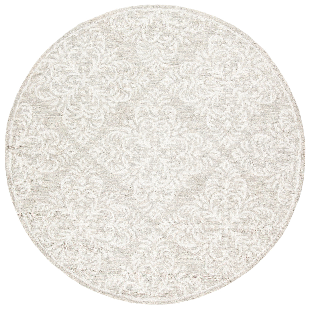 Safavieh Micro Loop Mlp515G Silver/Ivory Rug.