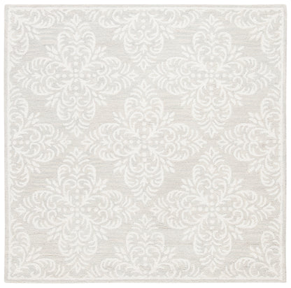 Safavieh Micro Loop Mlp515G Silver/Ivory Area Rug