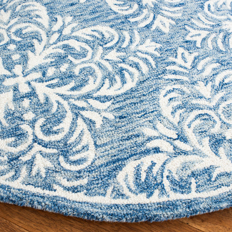 Safavieh Micro Loop Mlp515M Blue/Ivory Rug.