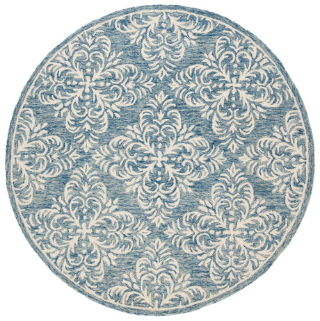 Safavieh Micro Loop Mlp515M Blue/Ivory Rug.