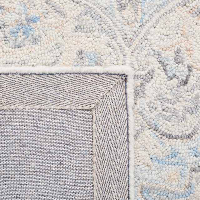 Safavieh Micro-Loop Mlp516A Ivory/Blue Rugs.