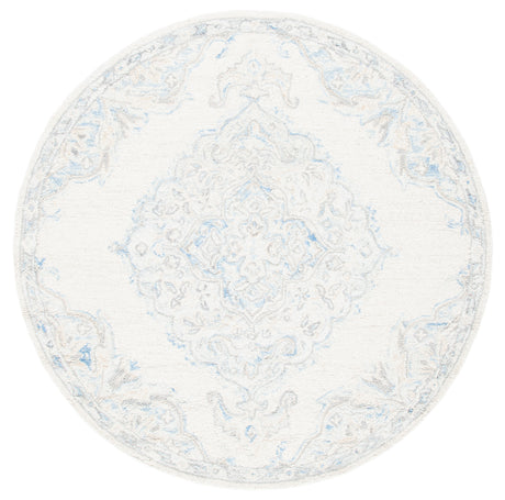 Safavieh Micro-Loop Mlp516A Ivory/Blue Area Rug