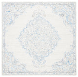 Safavieh Micro-Loop Mlp516A Ivory/Blue Rugs.