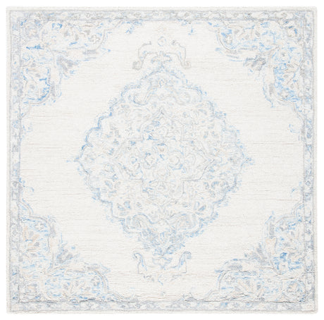 Safavieh Micro-Loop Mlp516A Ivory/Blue Area Rug