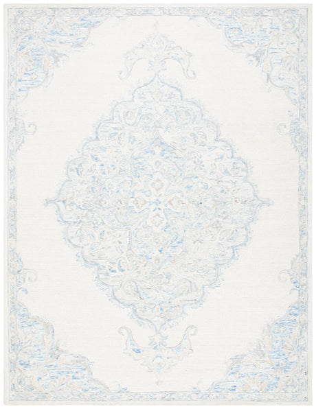 Safavieh Micro-Loop Mlp516A Ivory/Blue Area Rug