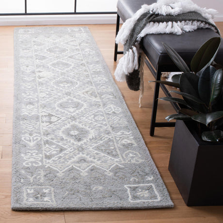 Safavieh Micro-Loop Mlp517G Ivory/Grey Area Rug