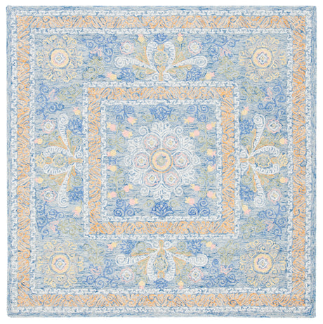 Safavieh Micro-Loop Mlp522M Blue/Green Area Rug