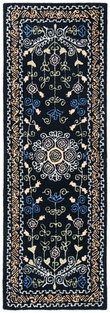 Safavieh Micro-Loop Mlp522Z Black/Green Rugs.