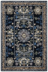 Safavieh Micro-Loop Mlp522Z Black/Green Rugs.