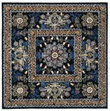 Safavieh Micro-Loop Mlp522Z Black/Green Rugs.