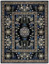 Safavieh Micro-Loop Mlp522Z Black/Green Rugs.