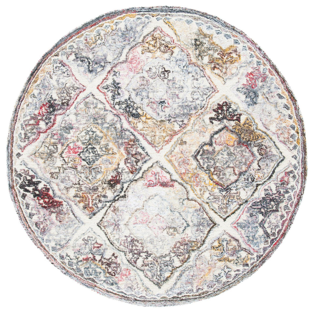Safavieh Micro-Loop Mlp523F Grey/Ivory Rugs.