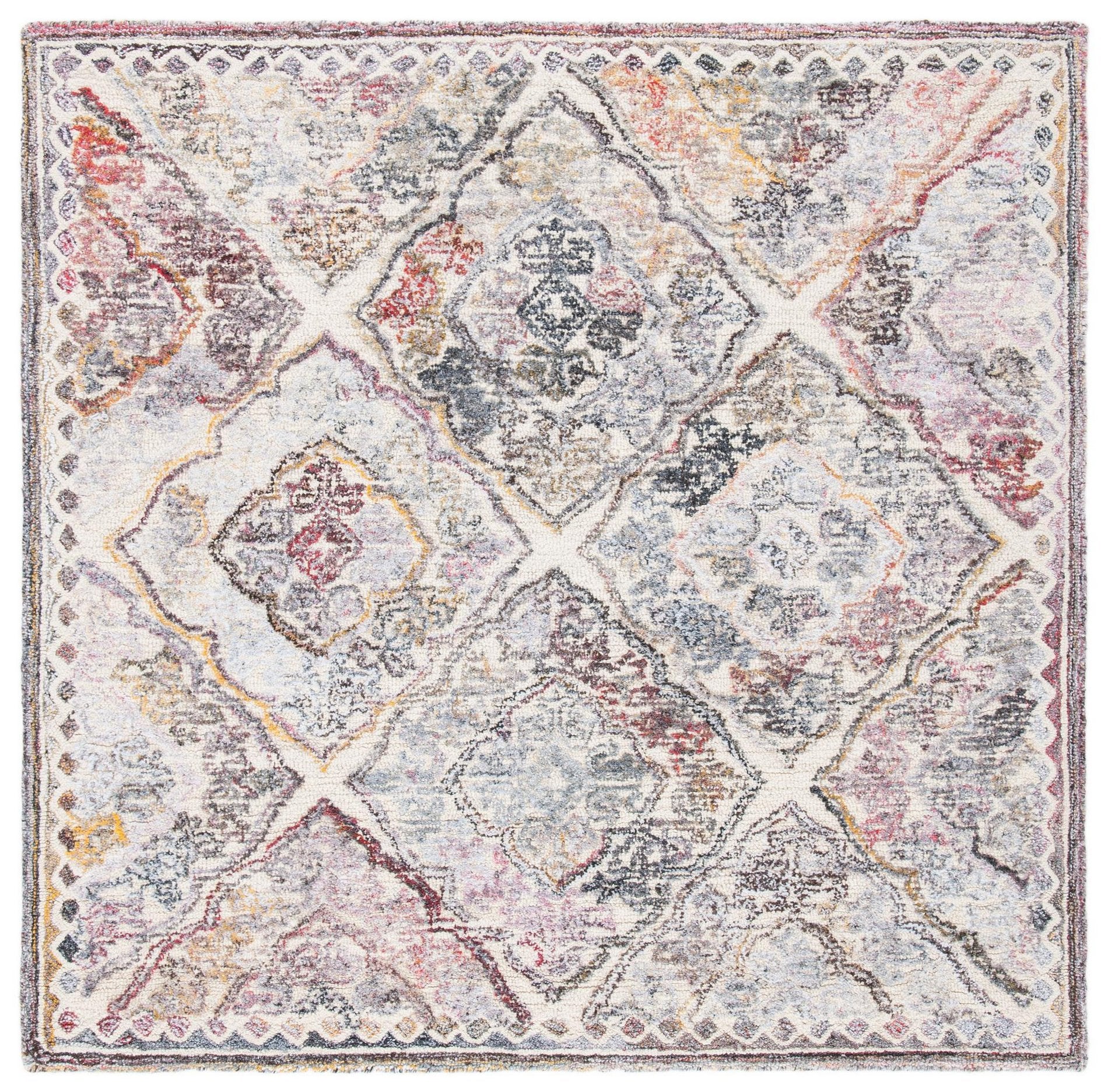 Safavieh Micro-Loop Mlp523F Grey/Ivory Area Rug