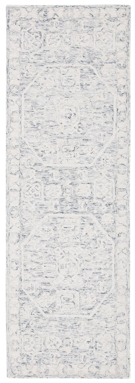 Safavieh Micro-Loop Mlp524H Charcoal/Ivory Area Rug