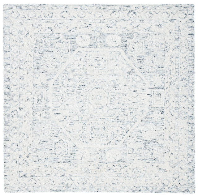 Safavieh Micro-Loop Mlp524H Charcoal/Ivory Area Rug