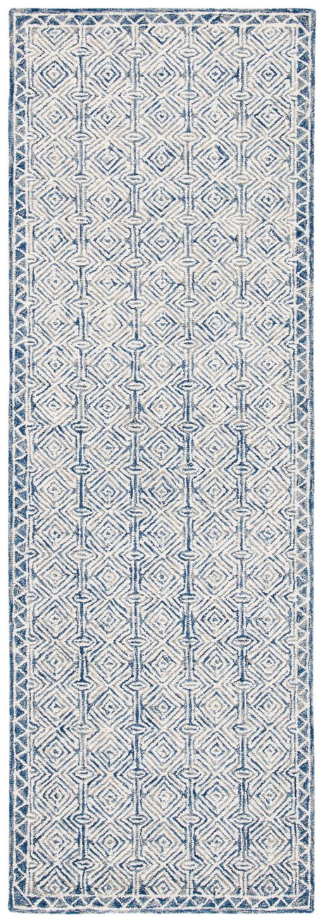 Safavieh Micro-Loop Mlp526N Navy/Ivory Area Rug