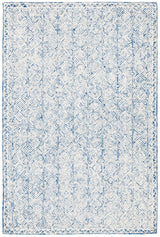 Safavieh Micro-Loop Mlp526N Navy/Ivory Rugs.