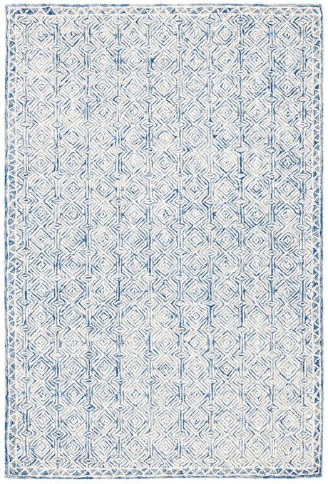 Safavieh Micro-Loop Mlp526N Navy/Ivory Area Rug