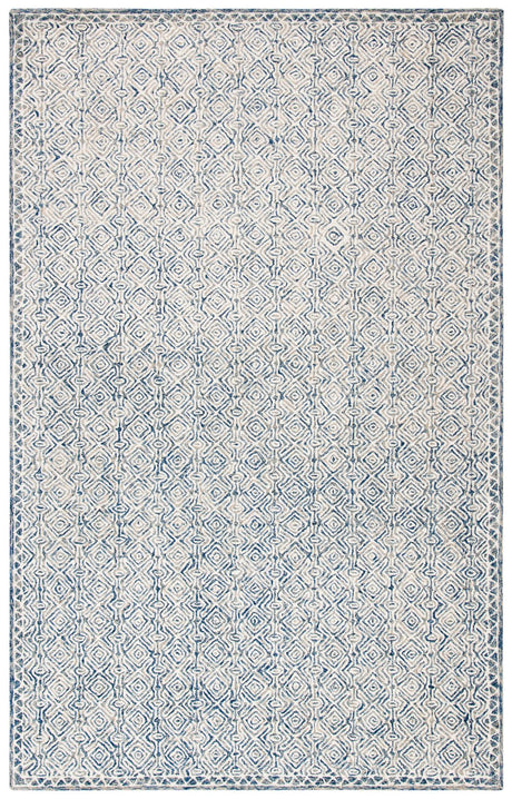 Safavieh Micro-Loop Mlp526N Navy/Ivory Area Rug