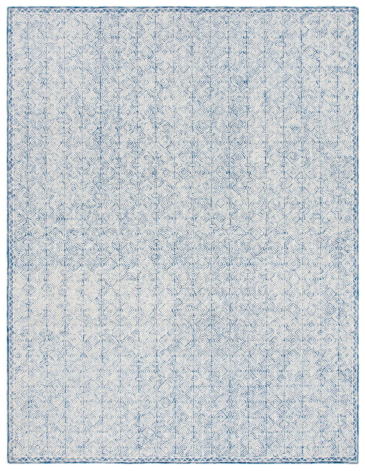 Safavieh Micro-Loop Mlp526N Navy/Ivory Rugs.