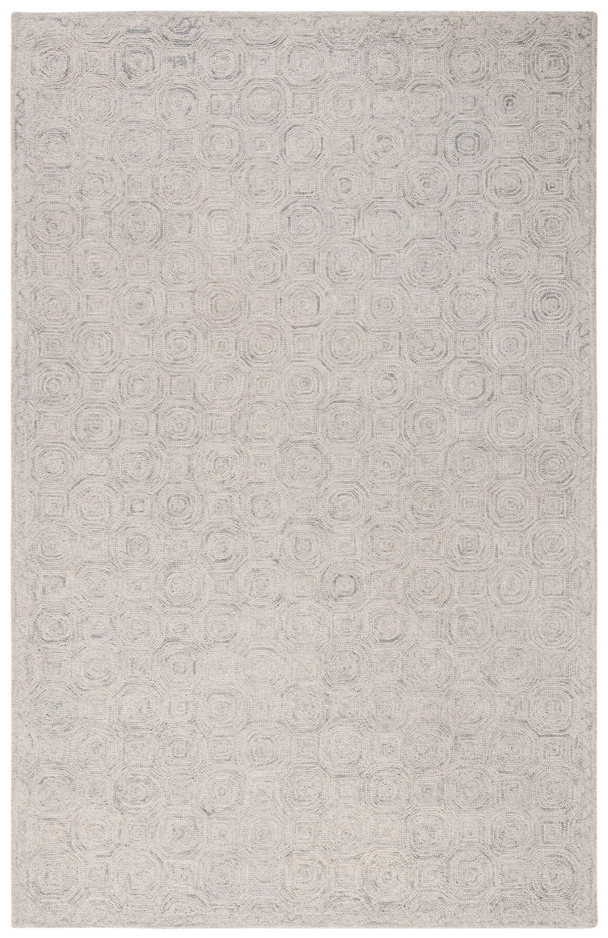 Safavieh Micro-Loop Mlp527G Silver/Grey Rugs.