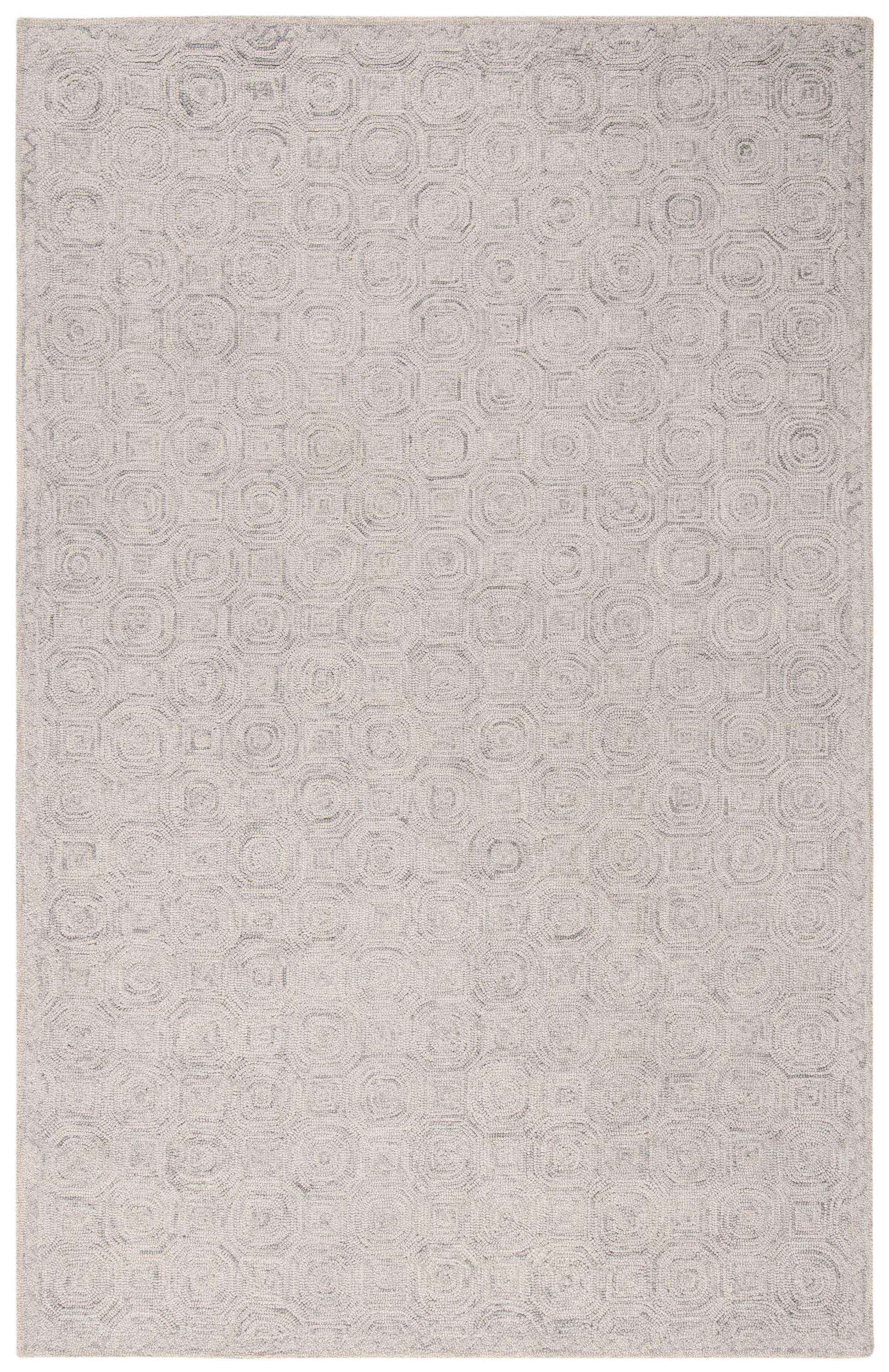 Safavieh Micro-Loop Mlp527G Silver/Grey Area Rug