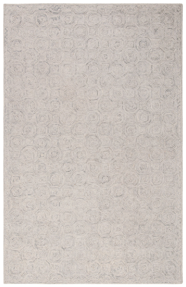 Safavieh Micro-Loop Mlp527G Silver/Grey Area Rug