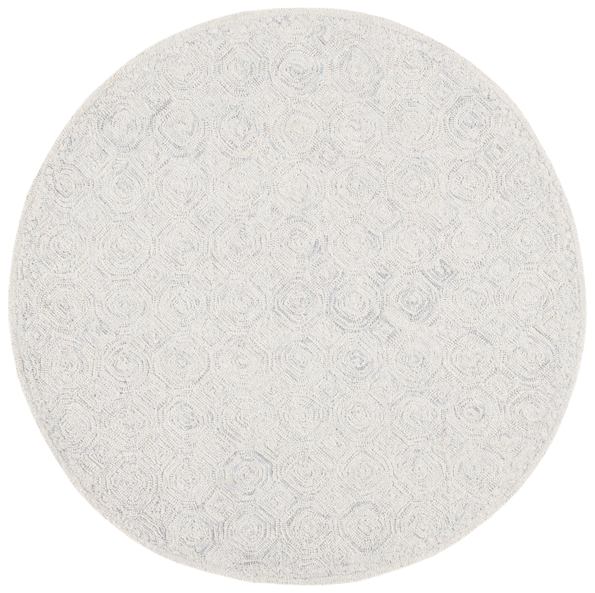 Safavieh Micro-Loop Mlp527G Silver/Grey Area Rug