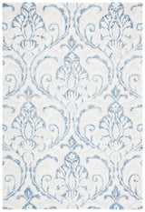 Safavieh Micro-Loop Mlp532A Ivory/Blue Rugs.