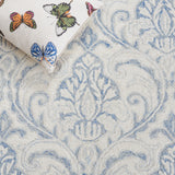 Safavieh Micro-Loop Mlp532A Ivory/Blue Rugs.