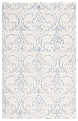 Safavieh Micro-Loop Mlp532A Ivory/Blue Rugs.