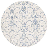 Safavieh Micro-Loop Mlp532A Ivory/Blue Rugs.
