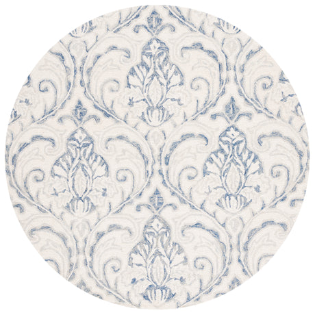 Safavieh Micro-Loop Mlp532A Ivory/Blue Area Rug