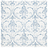 Safavieh Micro-Loop Mlp532A Ivory/Blue Rugs.