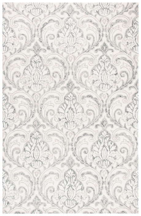 Safavieh Micro-Loop Mlp532F Ivory/Grey Area Rug