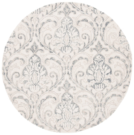 Safavieh Micro-Loop Mlp532F Ivory/Grey Area Rug