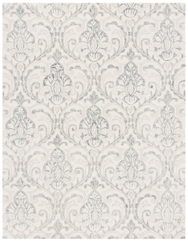 Safavieh Micro-Loop Mlp532F Ivory/Grey Area Rug