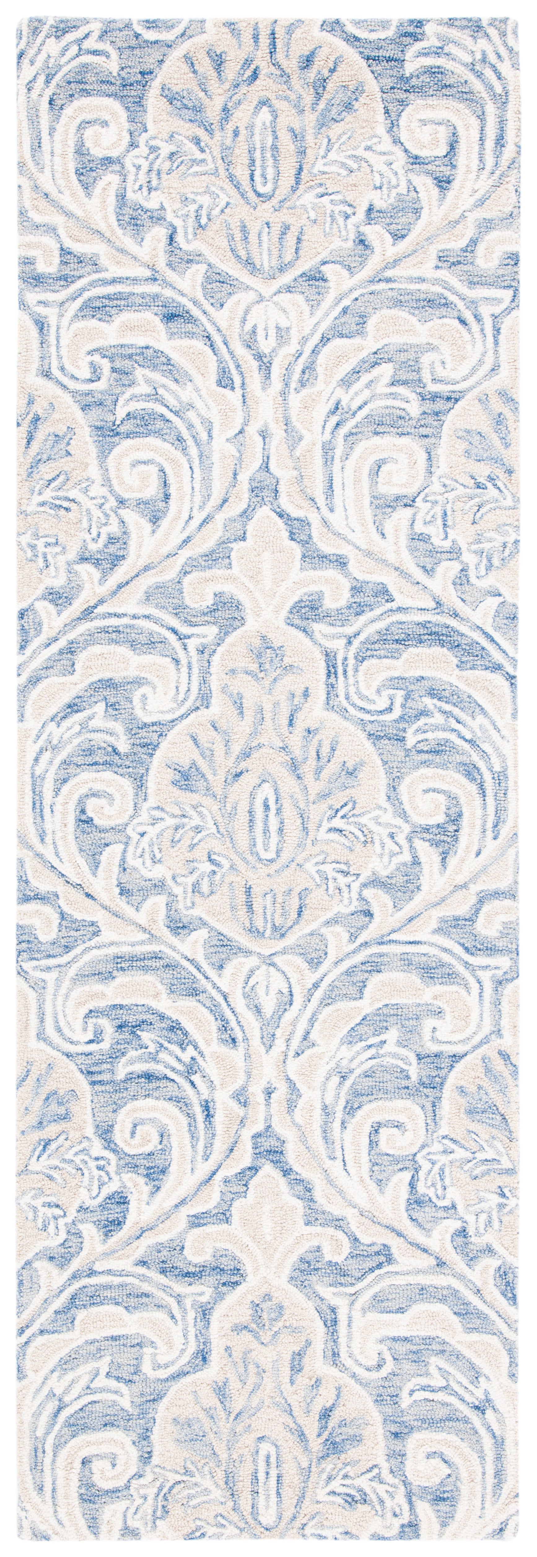 Safavieh Micro-Loop Mlp532M Blue/Ivory Area Rug