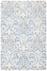 Safavieh Micro-Loop Mlp532M Blue/Ivory Rugs.