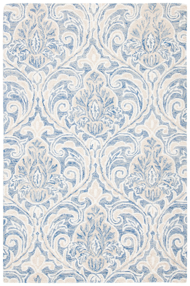 Safavieh Micro-Loop Mlp532M Blue/Ivory Area Rug