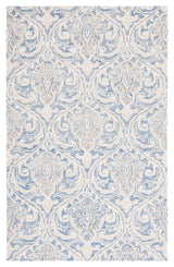 Safavieh Micro-Loop Mlp532M Blue/Ivory Rugs.