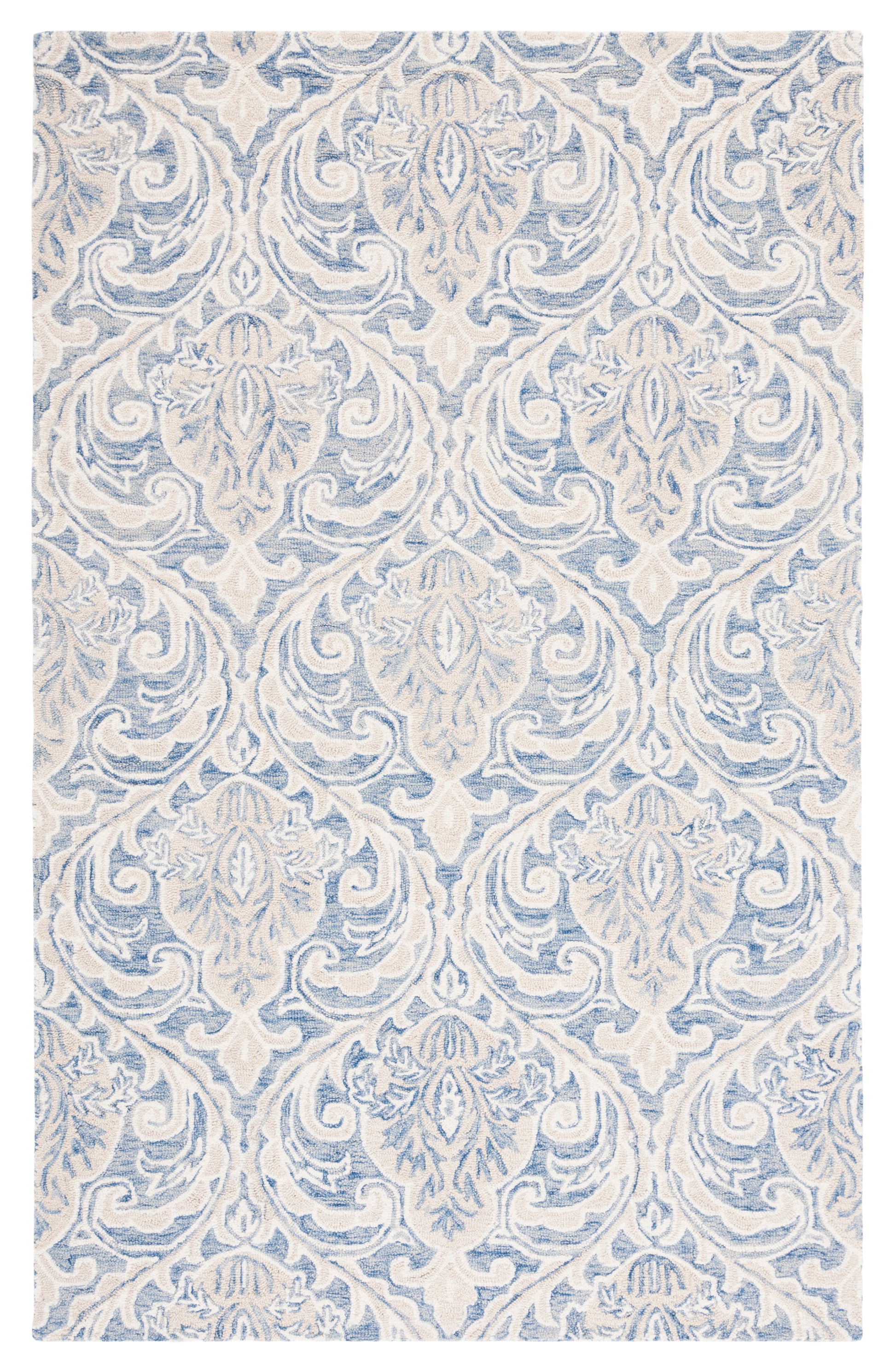 Safavieh Micro-Loop Mlp532M Blue/Ivory Area Rug