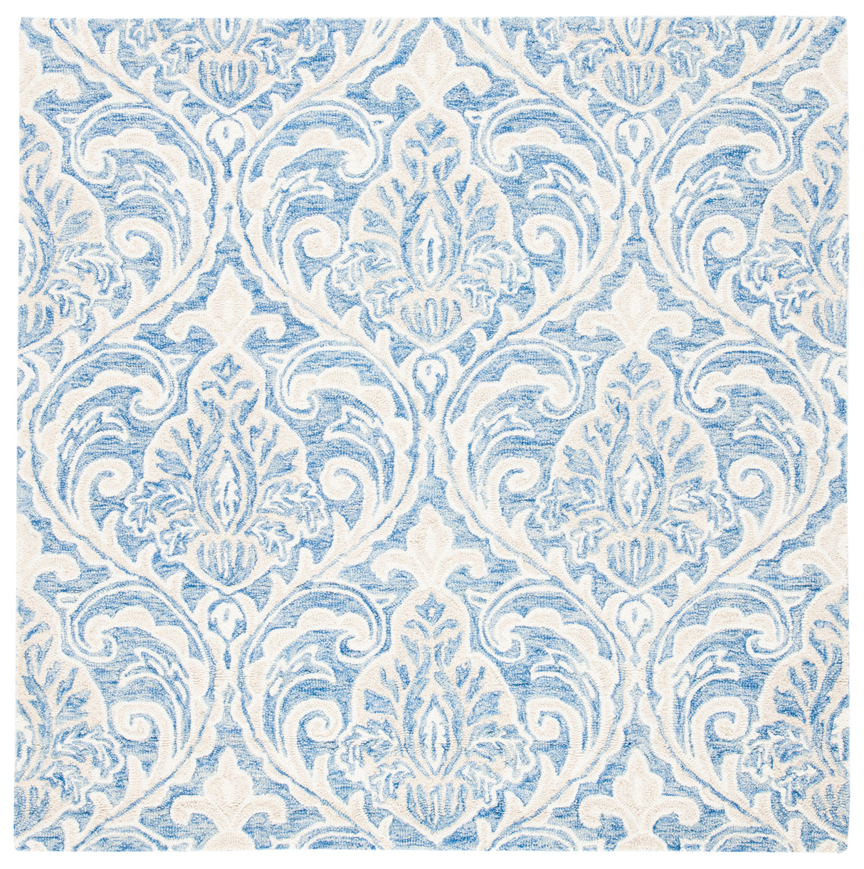 Safavieh Micro-Loop Mlp532M Blue/Ivory Rugs.