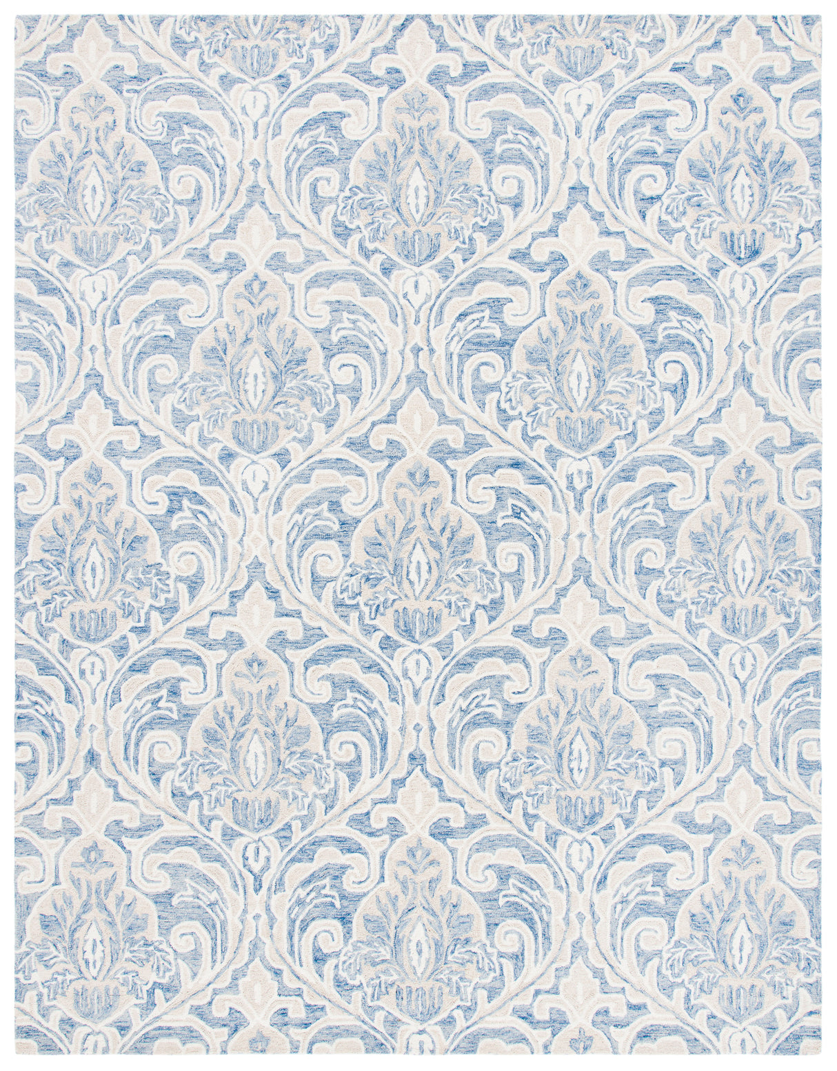 Safavieh Micro-Loop Mlp532M Blue/Ivory Rugs.