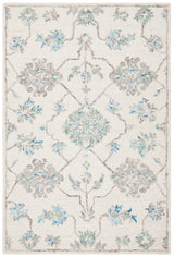 Safavieh Micro-Loop Mlp534F Ivory/Grey Rugs.