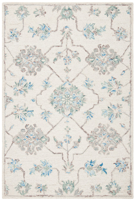 Safavieh Micro-Loop Mlp534F Ivory/Grey Area Rug