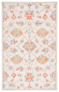 Safavieh Micro-Loop Mlp534G Silver/Red Area Rug