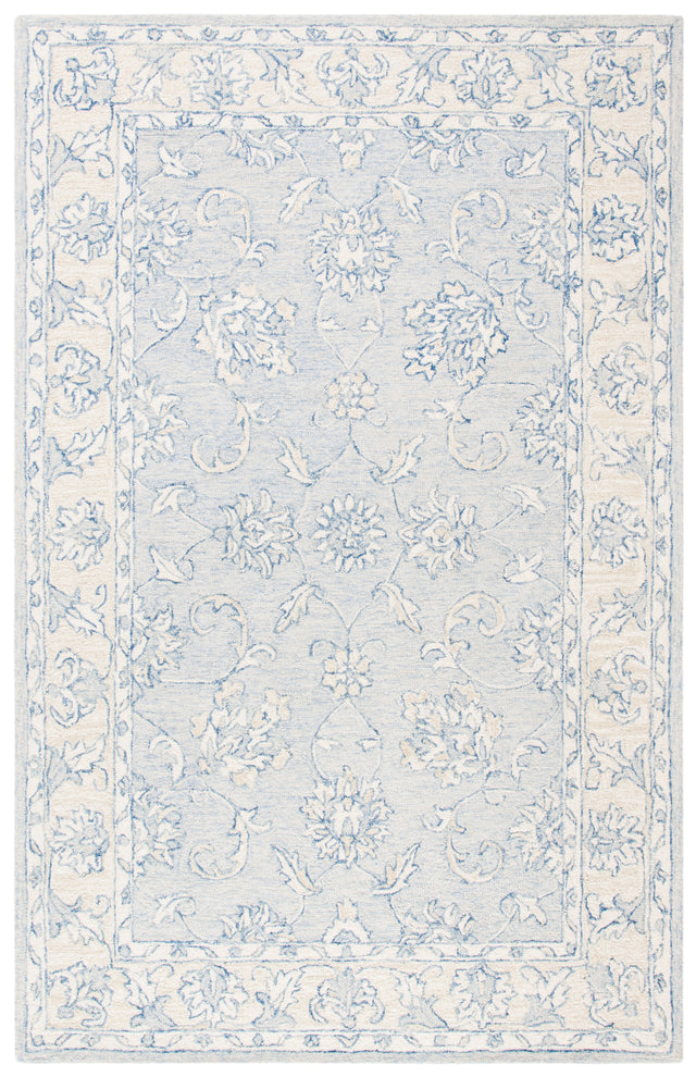 Safavieh Micro-Loop Mlp535M Blue/Beige Rugs.