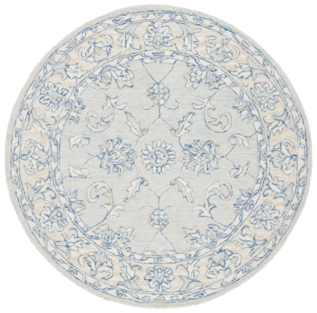 Safavieh Micro-Loop Mlp535M Blue/Beige Rugs.